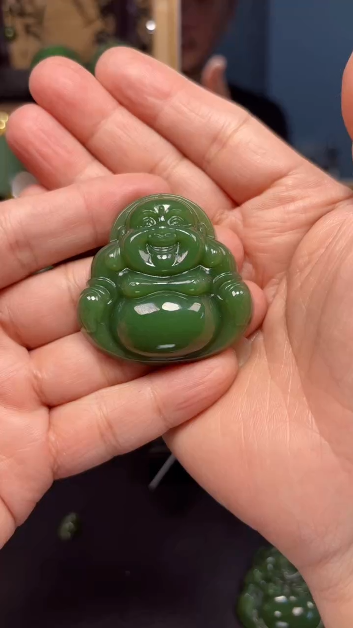 【闪购商品】和田玉（碧玉）吊坠(赠链)未镶嵌1