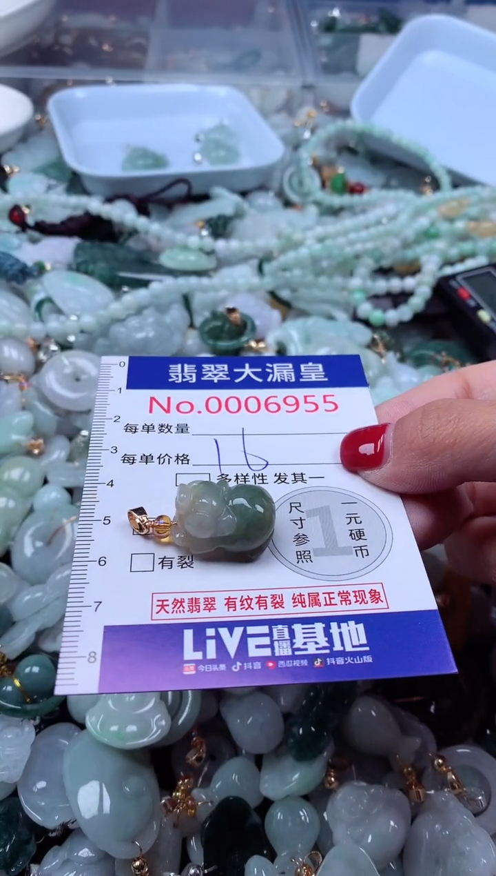 颈饰未镶嵌翡翠6955