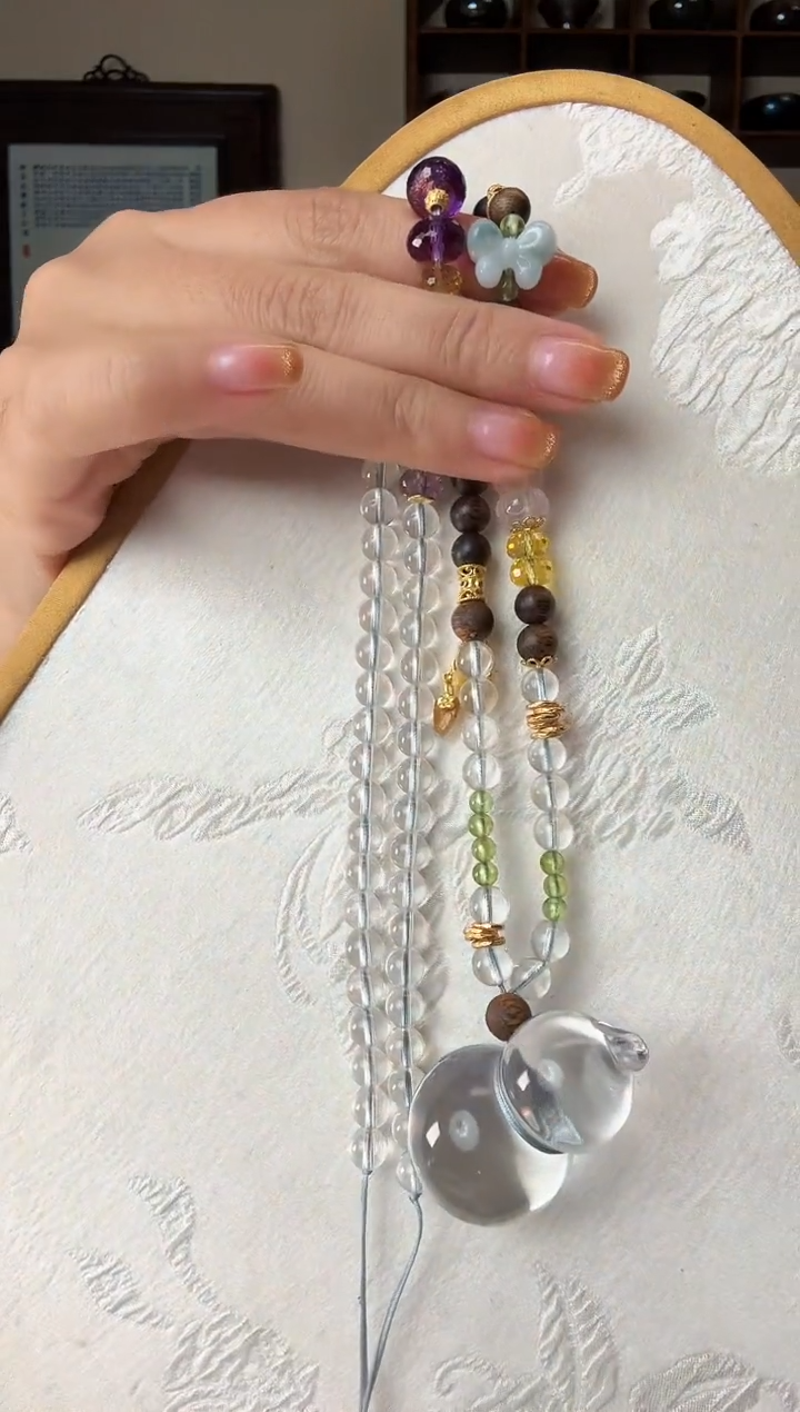 未镶嵌颈饰水晶国风