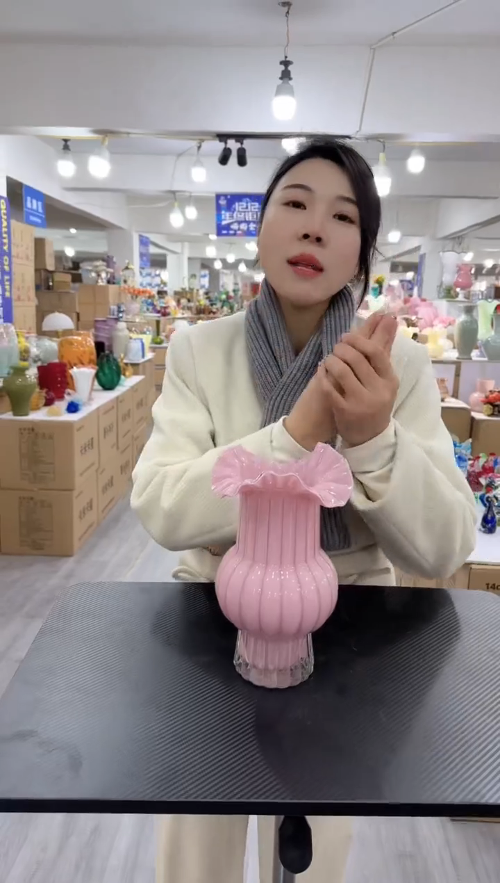 【闪购商品】琉璃瑞鸿花瓶花器早Y-2