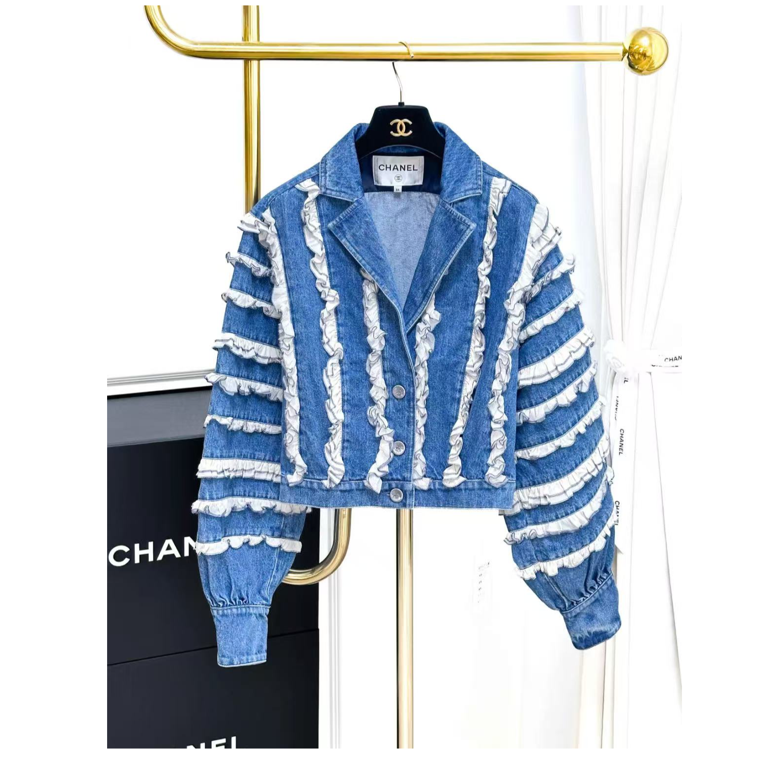 99新 Chanel/香奈儿 双双臻选/vv03025/香奈儿外套/34