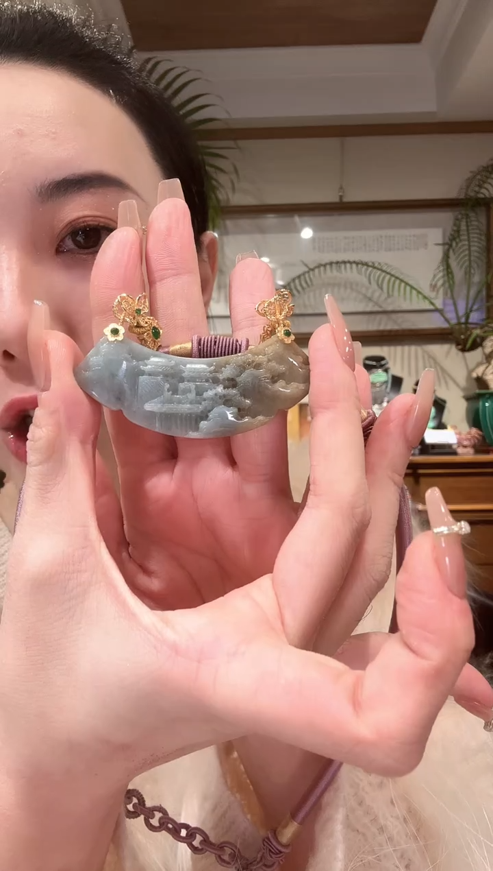 【闪购商品】翡翠颈饰未镶嵌国风