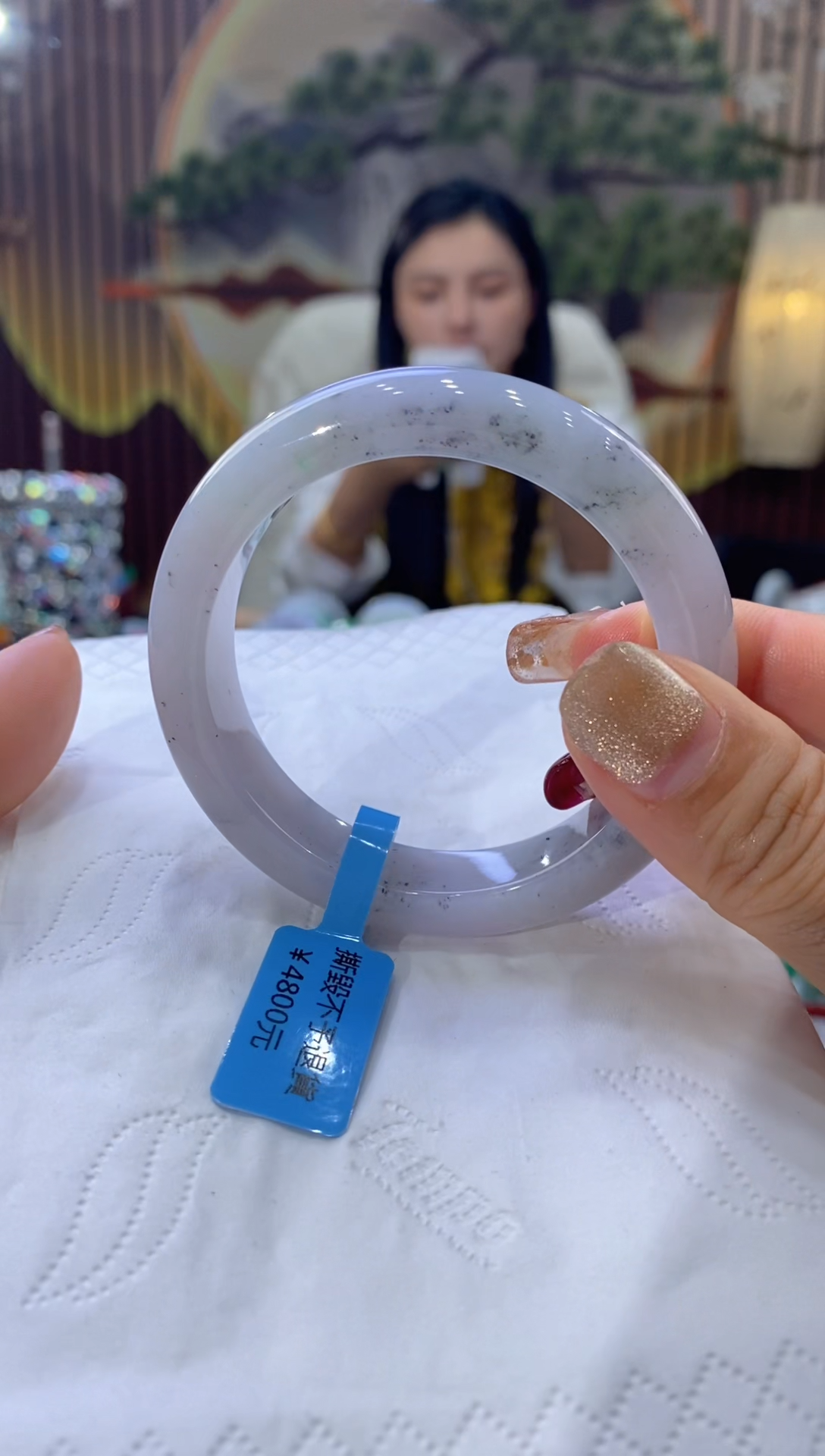 【闪购商品】翡翠手镯未镶嵌多人06307