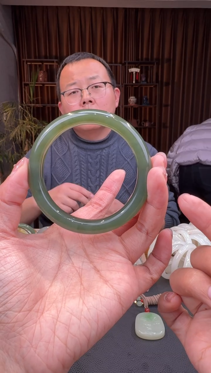 【闪购商品】和田玉130未镶嵌2.4理恒56.7