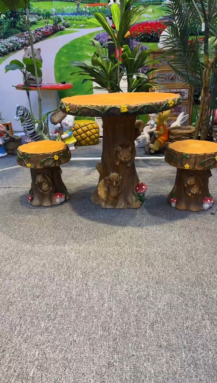 无花朵花园庭院摆件&00&