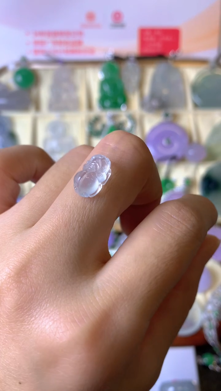 【闪购商品】定制翡翠未镶嵌1裸玉（客户意向镶嵌）