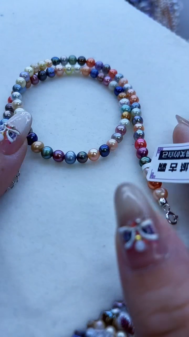 【闪购商品】淡水珍珠项链银S925镶嵌741