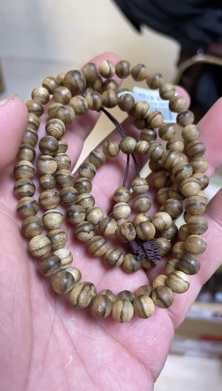 【闪购商品】沉香手串达拉干圆珠长串0.7多样性发其一15