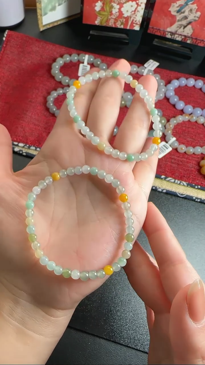【闪购商品】翡翠手串未镶嵌WY0113024多样性发一