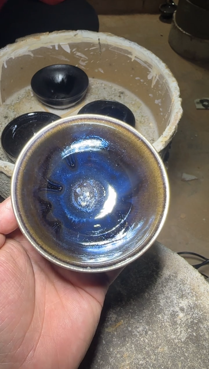 茶盏131号叶明龙窑柴烧作品