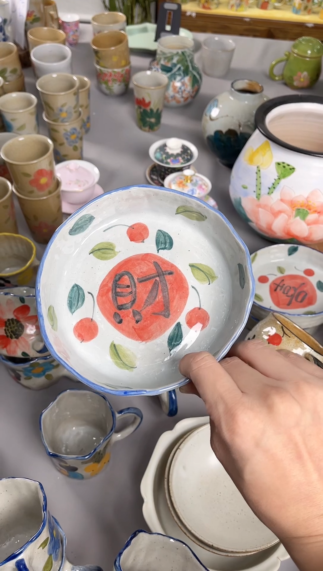 【闪购商品】瓷片景德镇手绘高温釉下彩