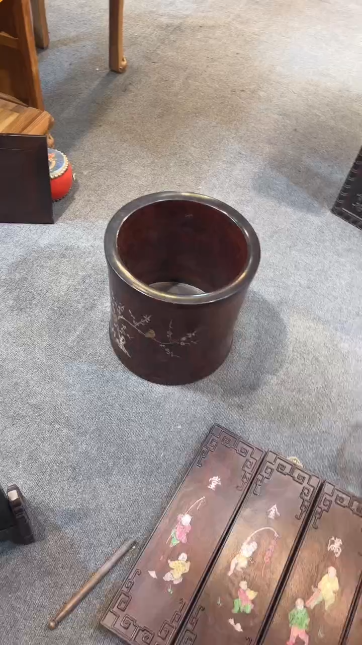 【闪购商品】木木艺老笔筒老笔筒