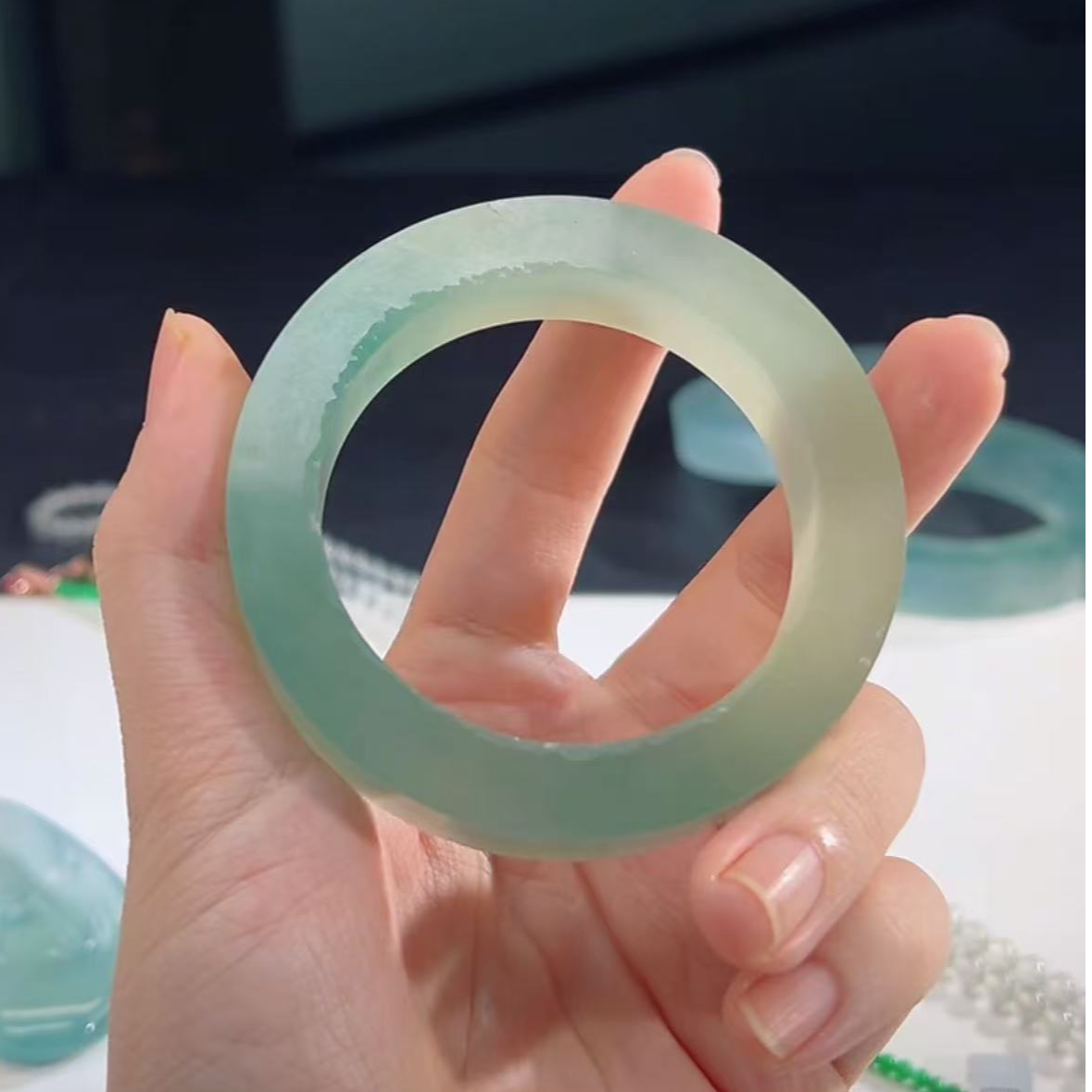 【庄家翡翠】定制手镯意向金