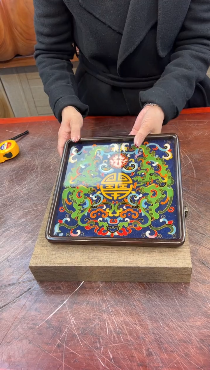 【闪购商品】稳定木景泰蓝创意装饰