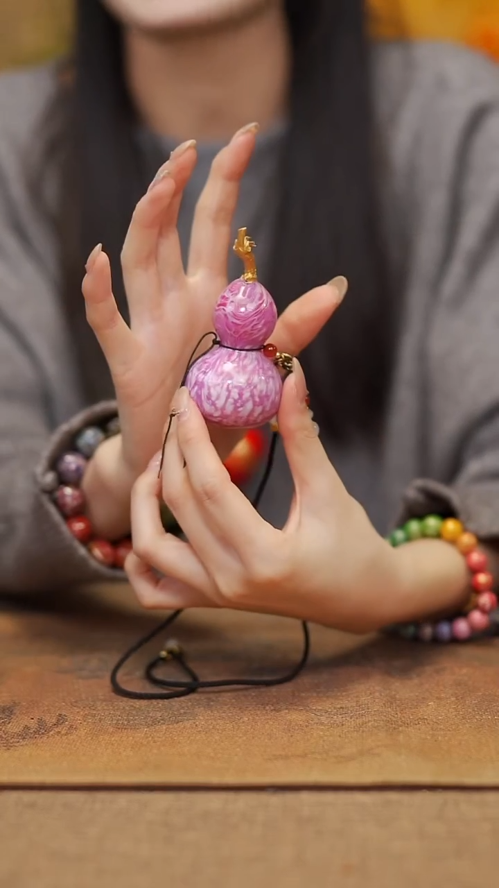 【闪购商品】463宴禾堂大漆脖挂葫芦68