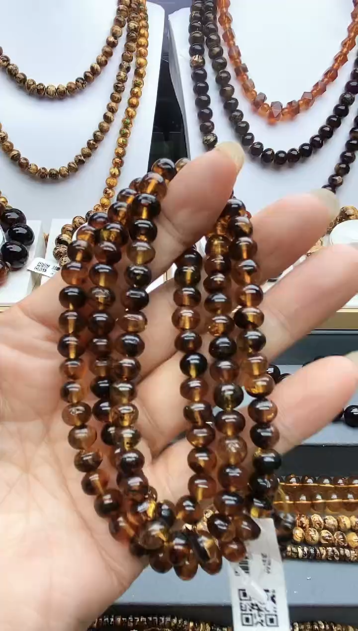 【闪购商品】琥珀颈饰未镶嵌7琥珀