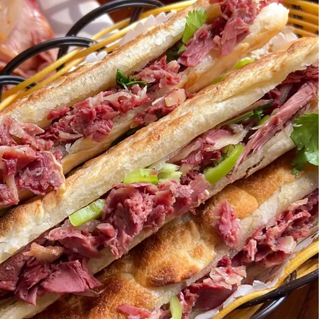 【顺丰冷链】驴肉火烧河北特色肉夹馍加热即食早餐快餐5个10个装