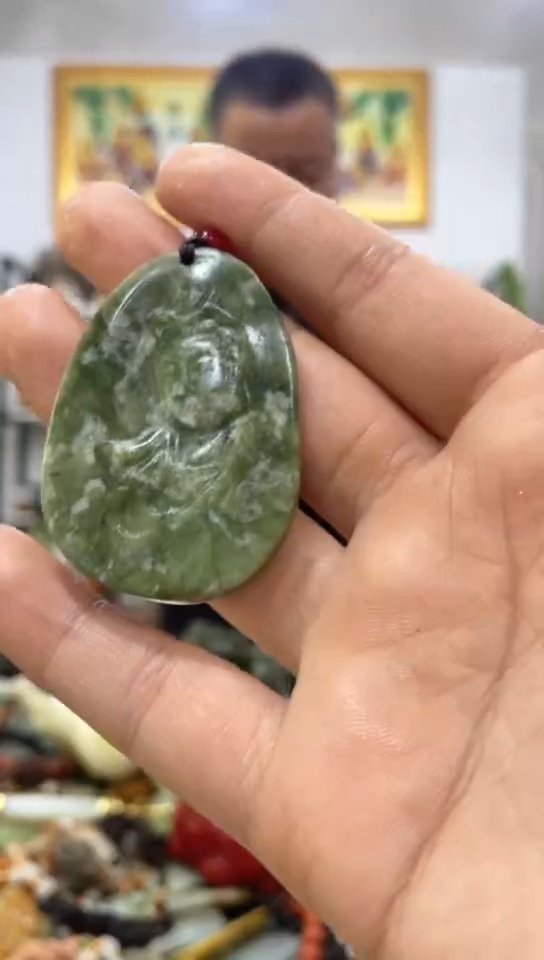 未镶嵌岫玉挂件 1