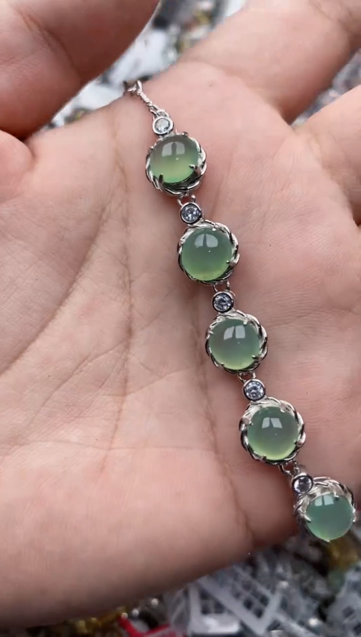 【闪购商品】翡翠戒指银S925镶嵌111111---6