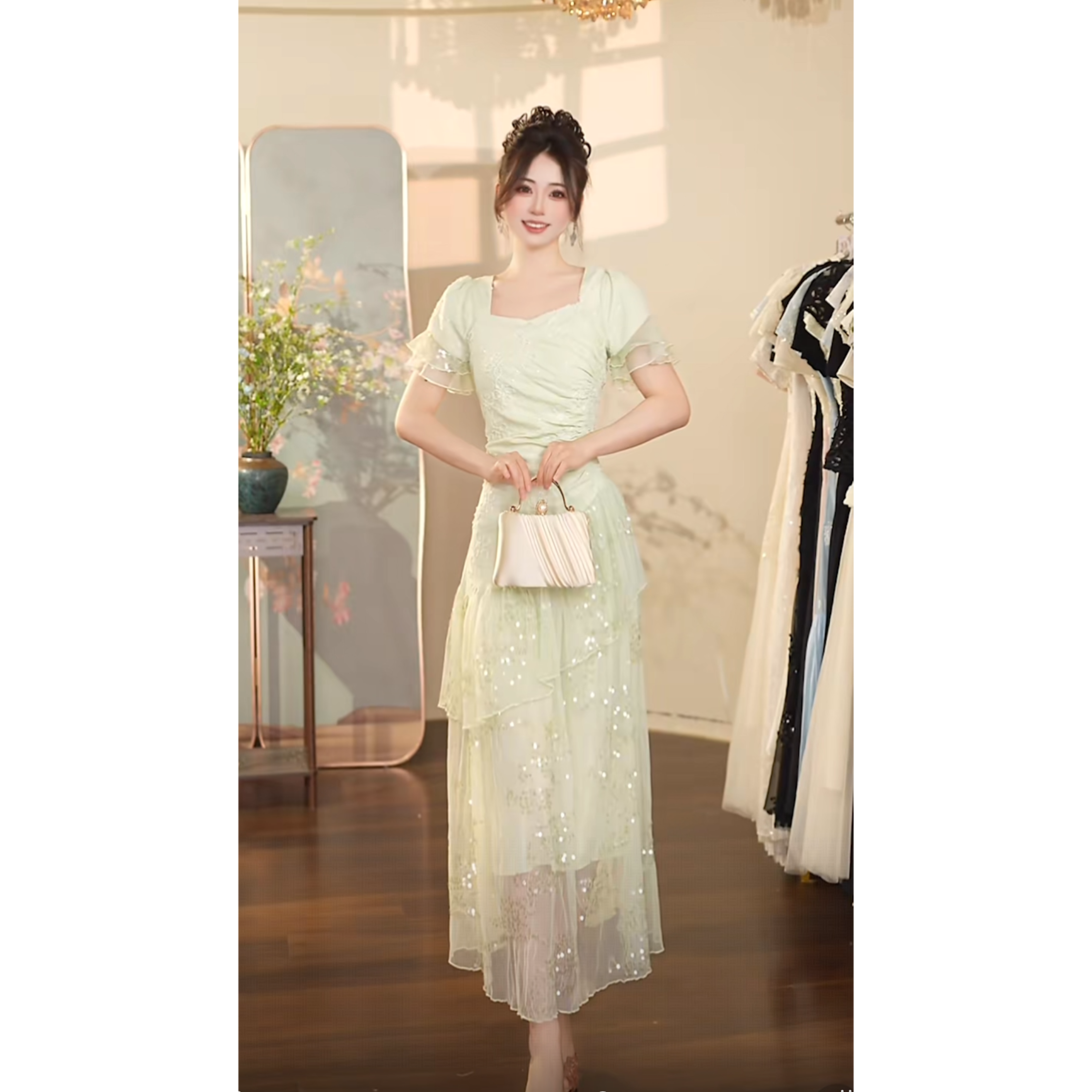 瑞瑞定制-1561（）连衣裙X1300