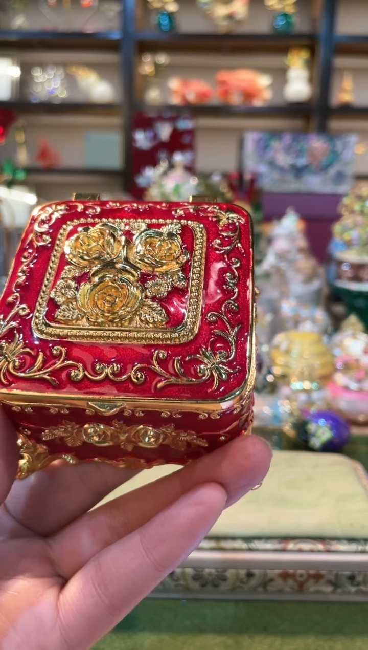 【闪购商品】精致珐琅彩首饰盒