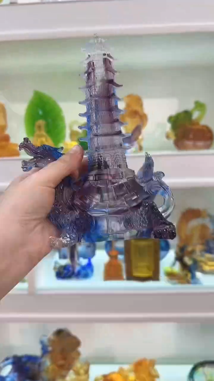 手工艺品琉璃文昌塔