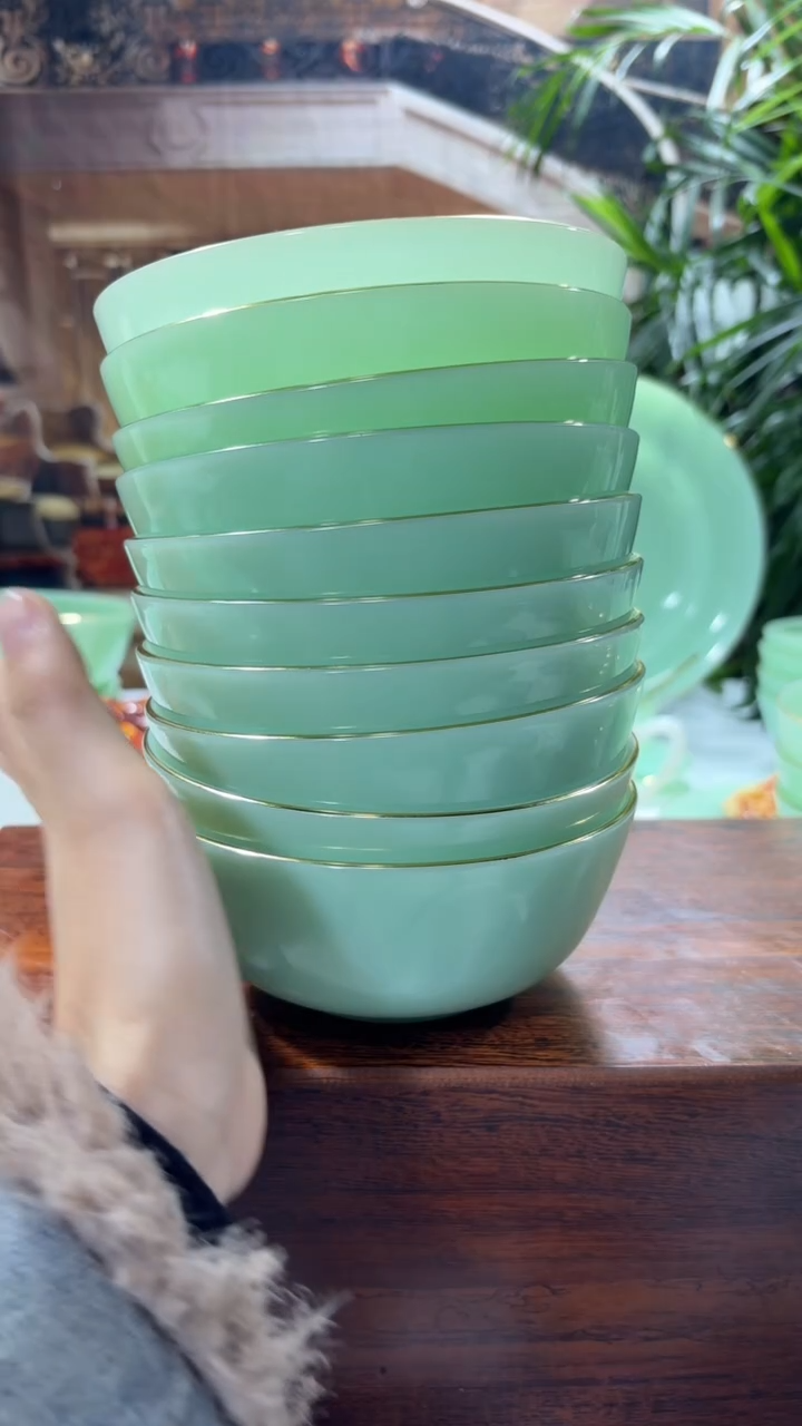 【闪购商品】...5.5英寸玉瓷碗10个口径13.8厘米 