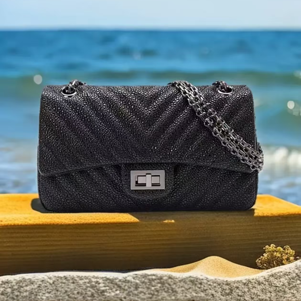 新款潮时尚单肩斜挎小香风链条包女13