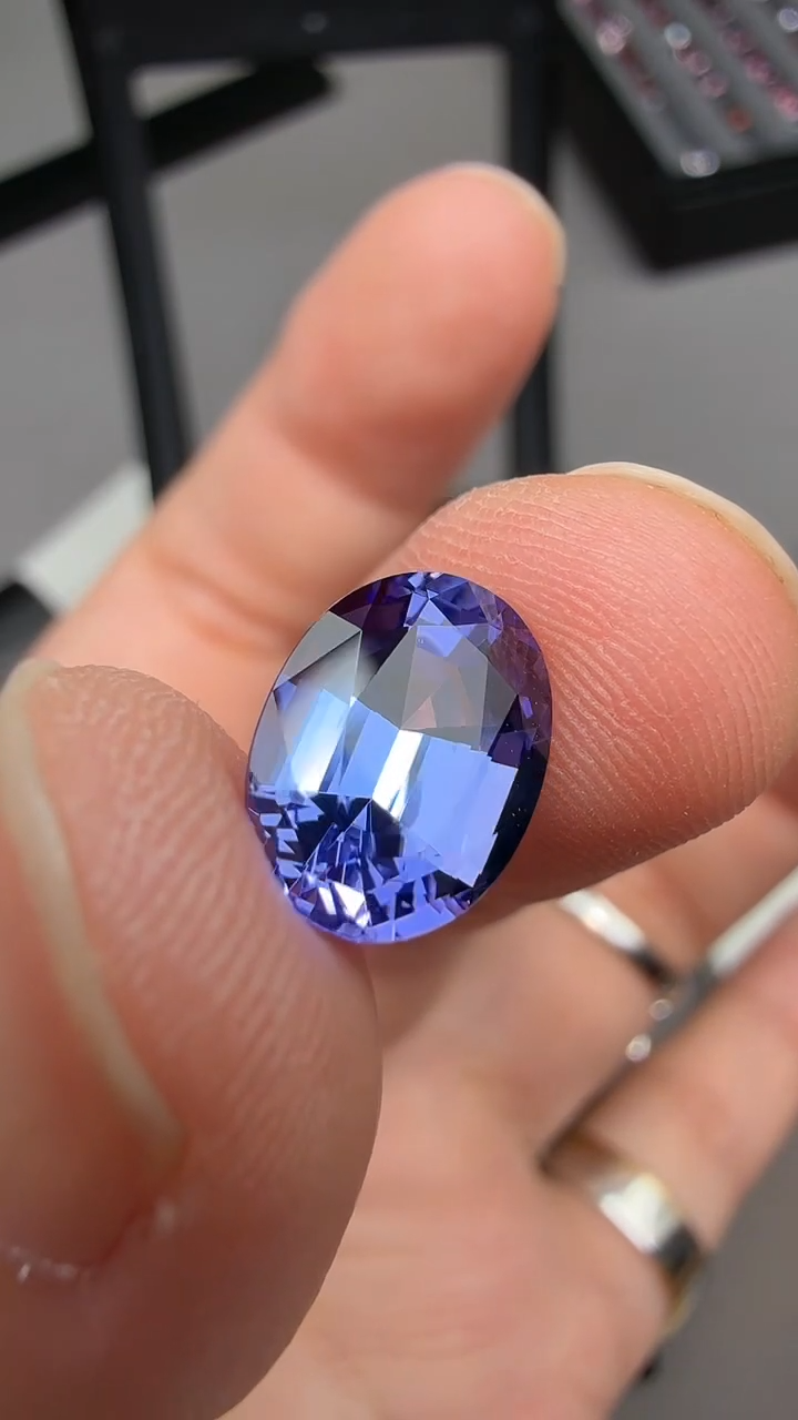【闪购商品】坦桑石裸石未镶嵌3.58ct-A678-1p