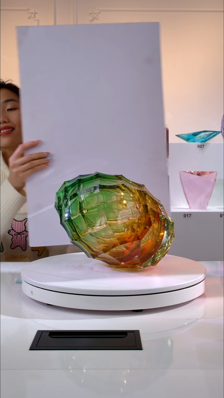 菠萝款祖母绿渐变茶金色