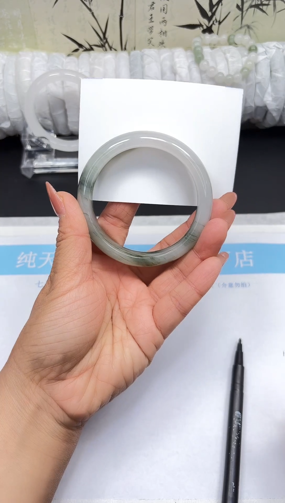 未镶嵌手镯石英质玉A25-59/60/61