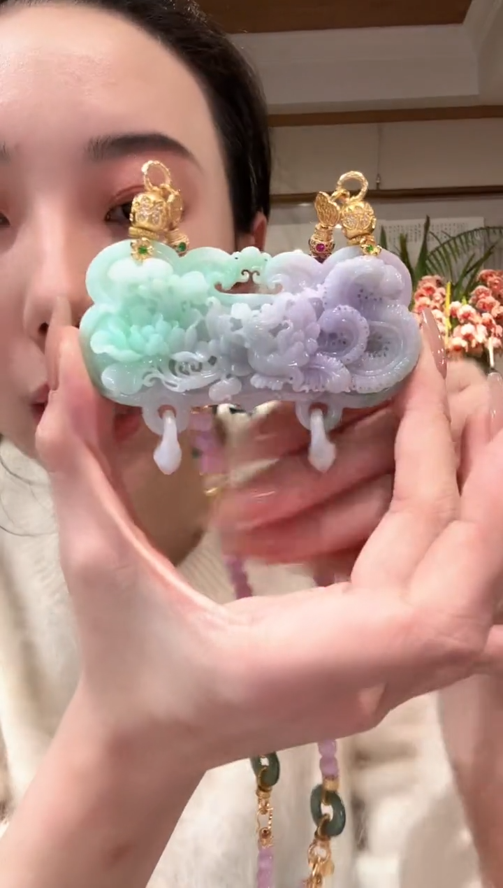 【闪购商品】翡翠颈饰未镶嵌国风