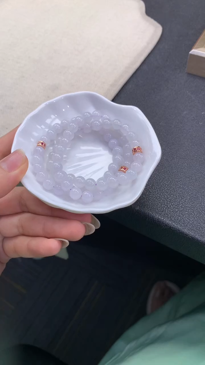 未镶嵌手串翡翠FC451 翡翠手串 多样性发其一