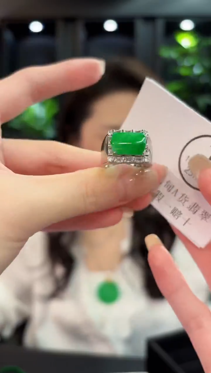 未镶嵌戒指翡翠 缅甸A货/支持复检/一件