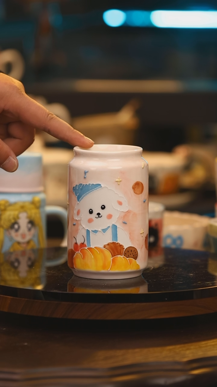 【闪购商品】摆件景德镇高温釉下彩手绘