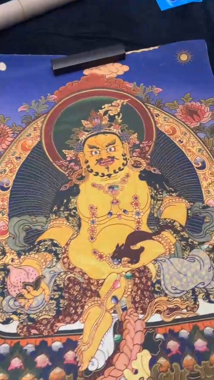 装裱画唐卡藏艺阁高端绘画作品TK16066