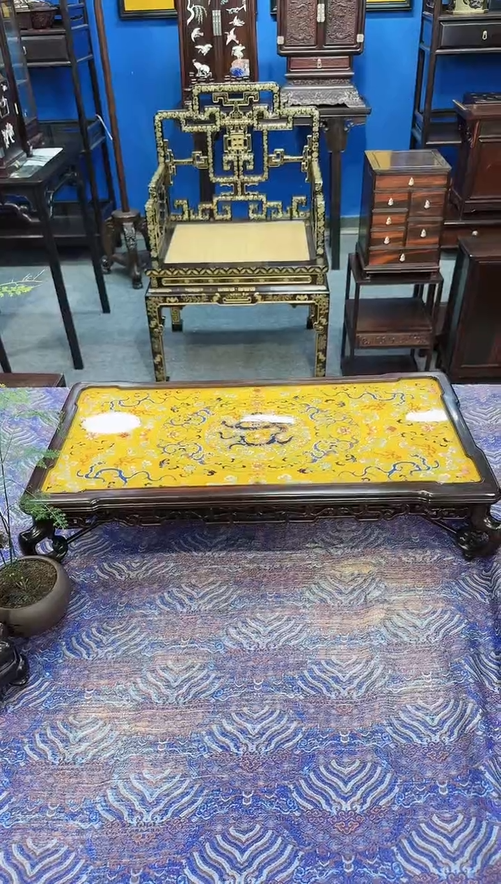 【闪购商品】红酸枝木类成套家具炕几