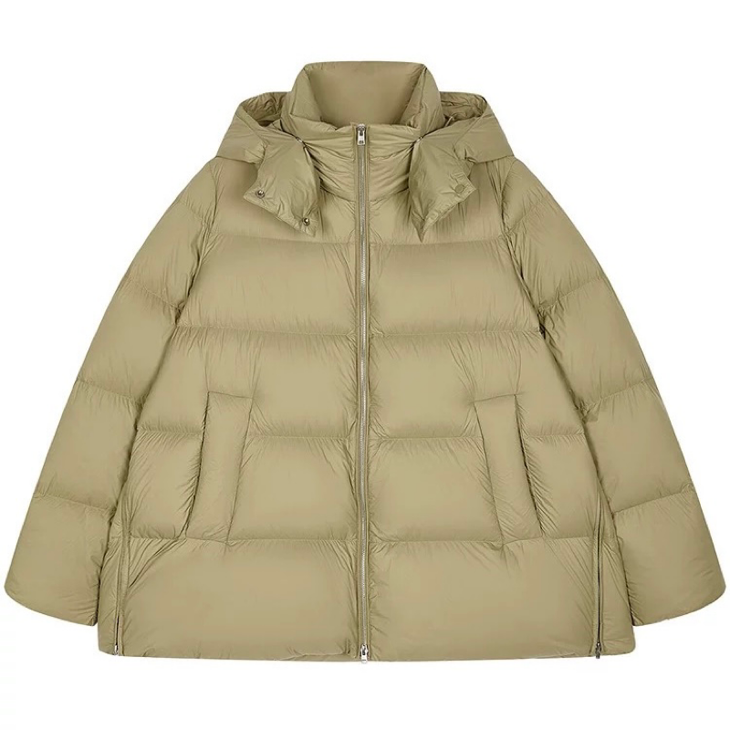 2162【白月光】商场同款江南2025冬新品连帽羽绒服女