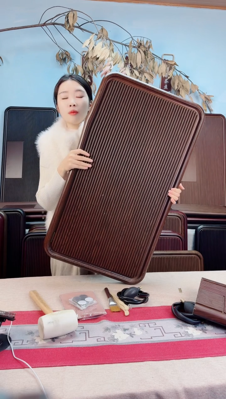 扬*大海黄色款式茶盘80*45*4