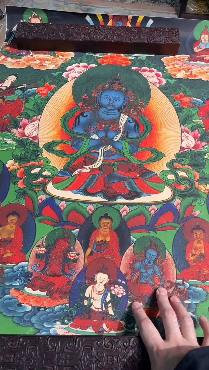 卷轴画卷轴画天天的唐卡tk16