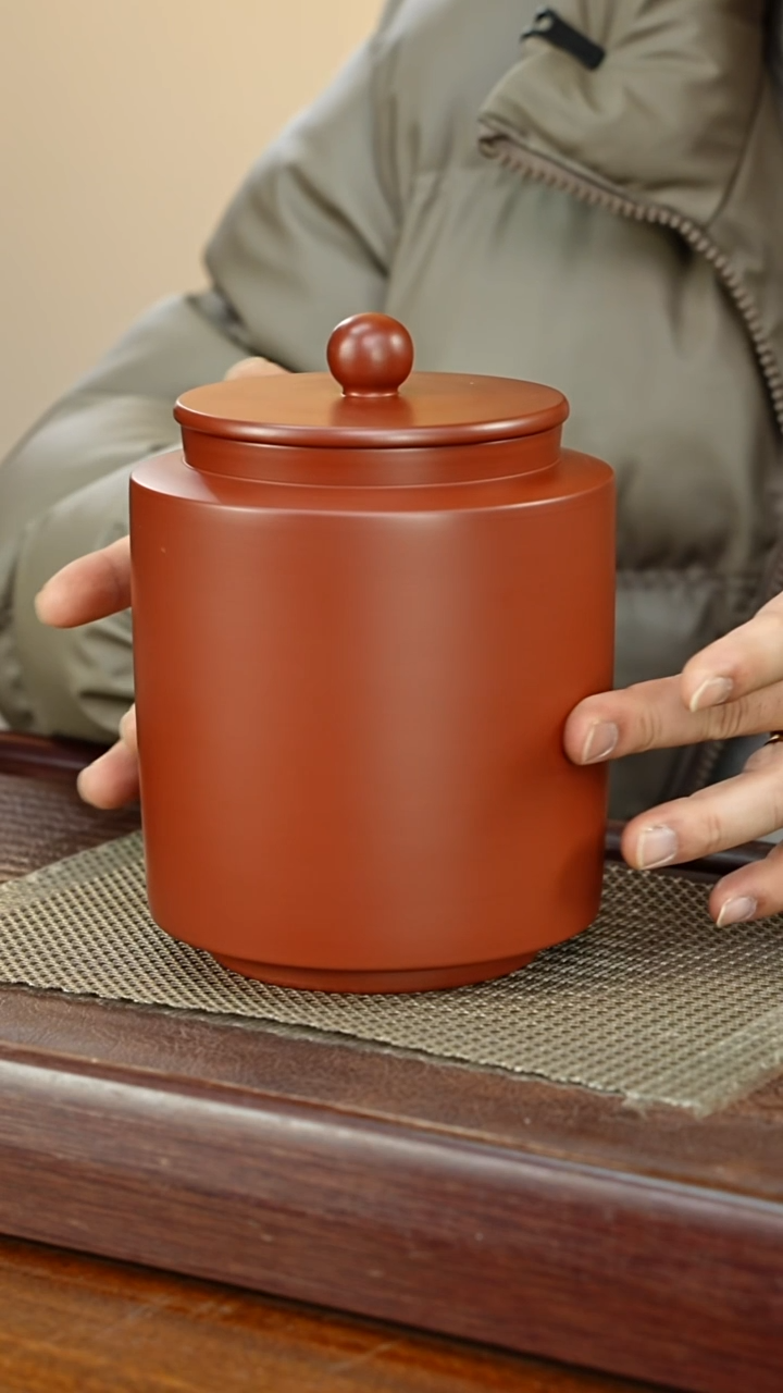 宜兴原矿紫砂茶叶罐