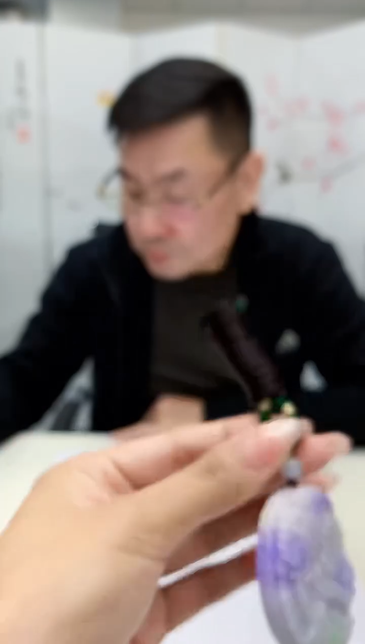 【闪购商品】定制翡翠未镶嵌5152MM-毛货挂件