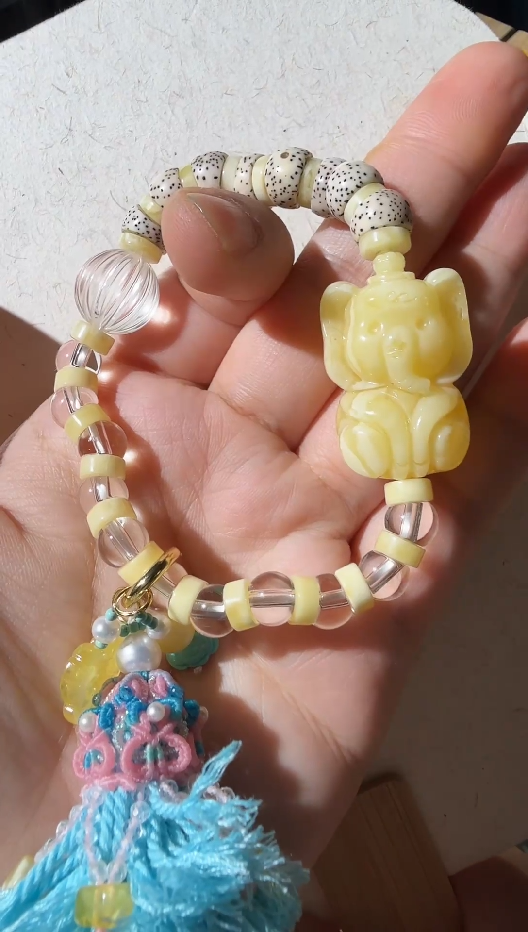 手链蜜蜡未镶嵌蜜蜡小象手链