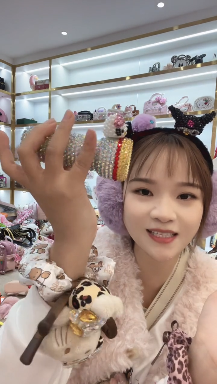 PVC格格家定制女包8473 手电筒