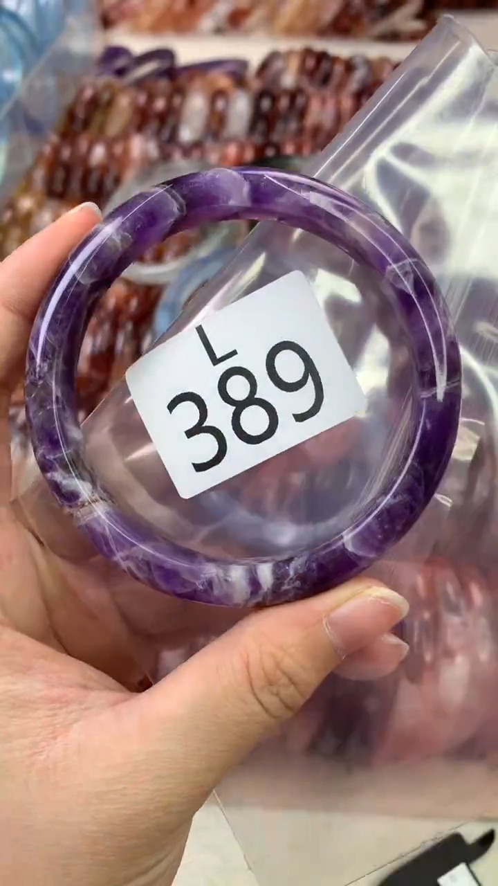【闪购商品】水晶水晶手镯L未镶嵌389-63