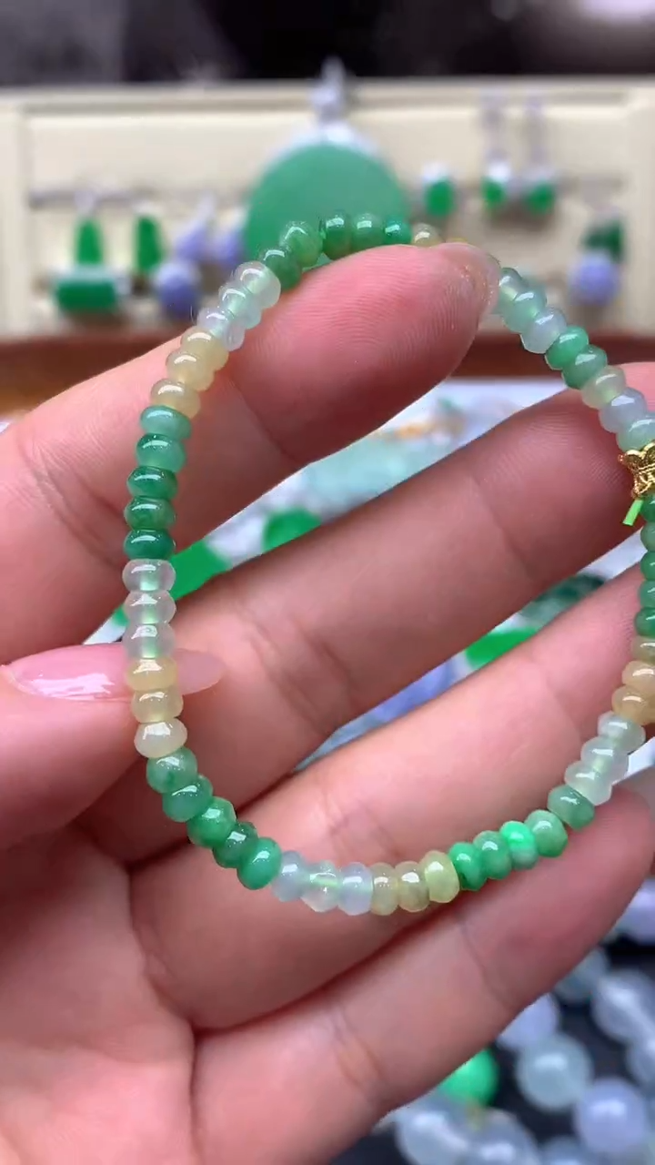 【闪购商品】翡翠手串未镶嵌4-天然翡翠