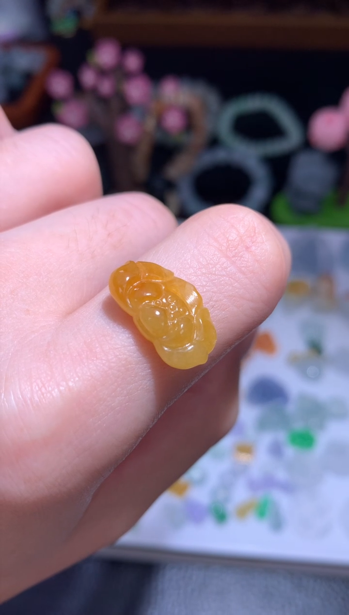 未镶嵌定制翡翠莲花