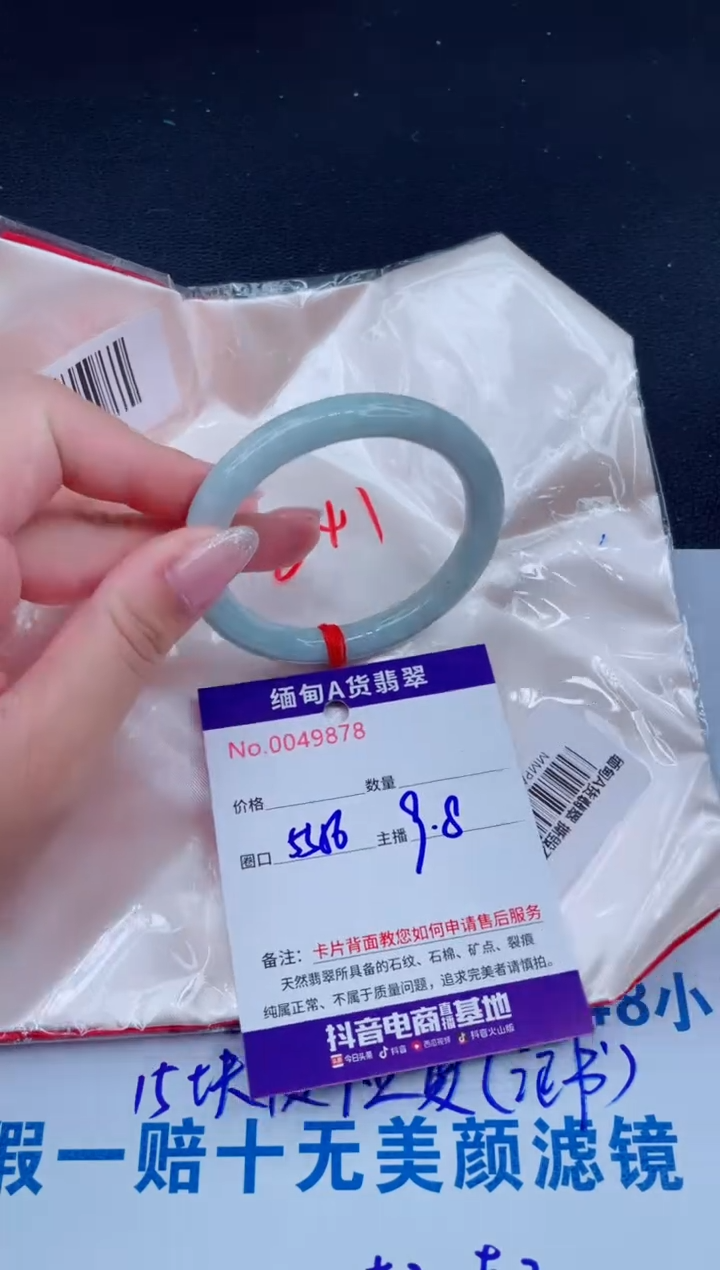 未镶嵌手镯翡翠9.9