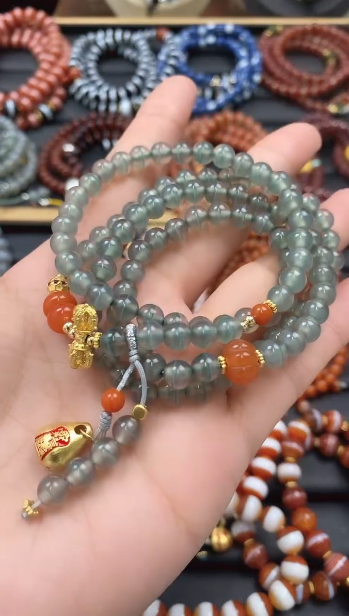 【闪购商品】玛瑙/玉髓108未镶嵌108粒