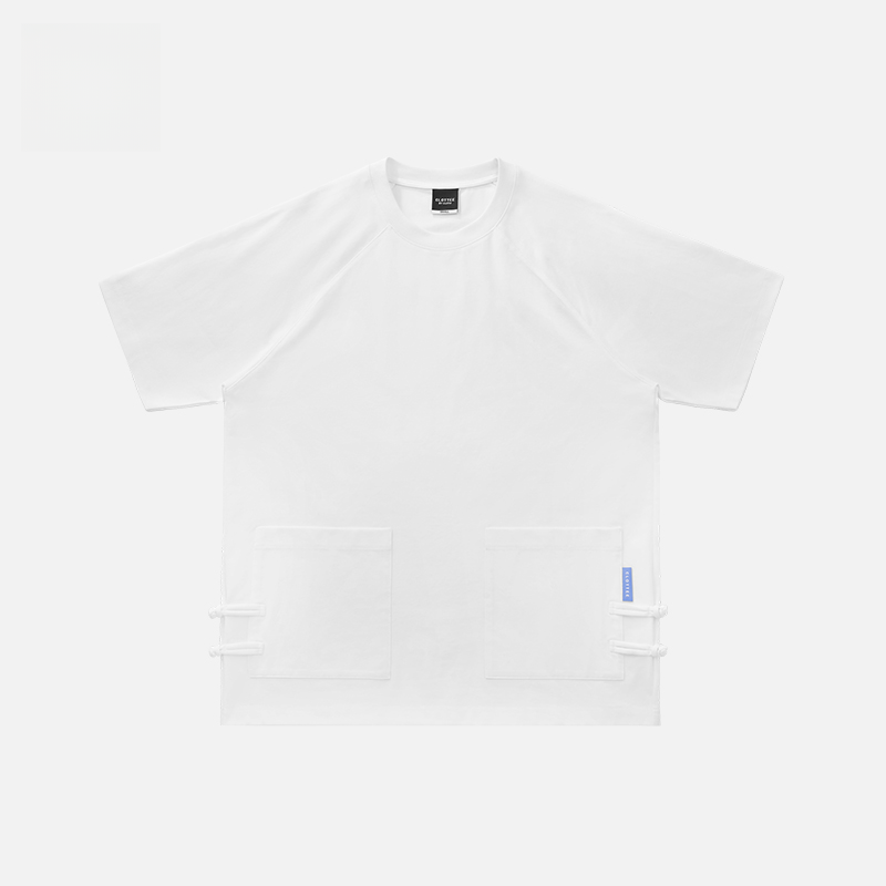 CLOTTEE by CLOT 插肩袖盘扣口袋短袖T恤凉感防晒速干